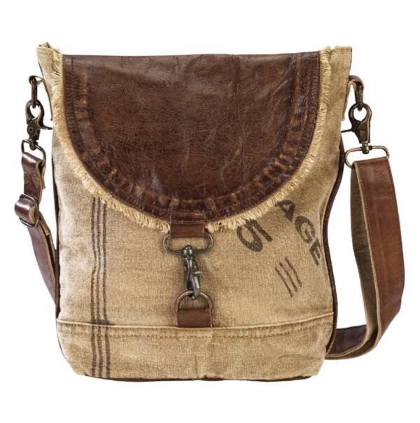 Leather Flap Shoulder Bag