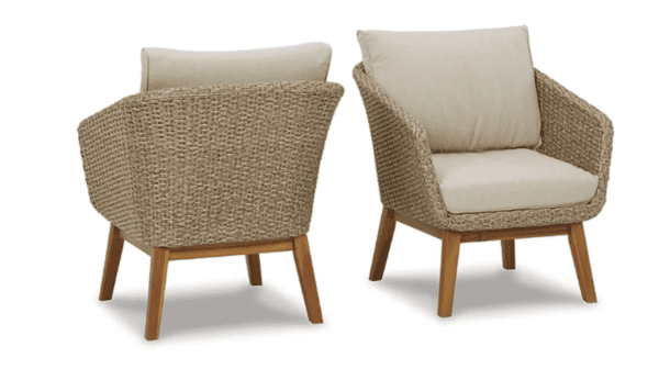 Crystal Cave Nuvella Outdoor Lounge Chair Set of 2