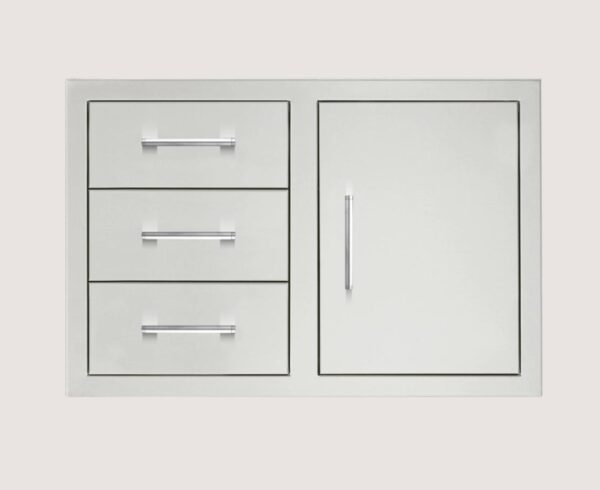 True Flame 32" 2-Drawer & Access Door Combo